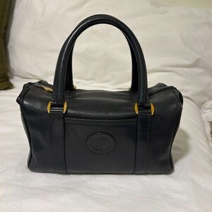 Vintage Gucci Black Boston bag